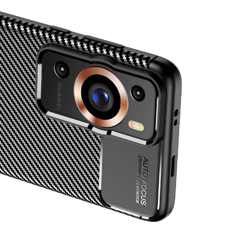 Huawei P60 Pro Case Zore Negro Silicone Cover - 7