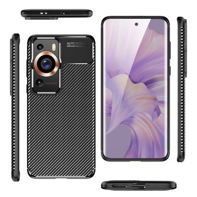 Huawei P60 Pro Case Zore Negro Silicone Cover - 9
