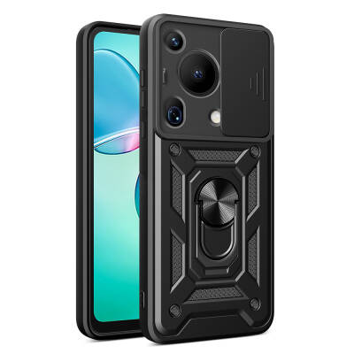 Huawei Pura 70 Ultra Case with Magnetic Stand Camera Protection Zore Sliding Vega Cover - 3