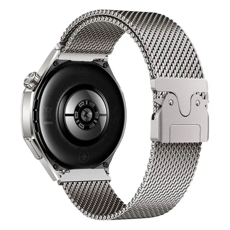 Huawei Watch Fit 3 22mm Zore KRD-25 Metal Mesh Strap - 6