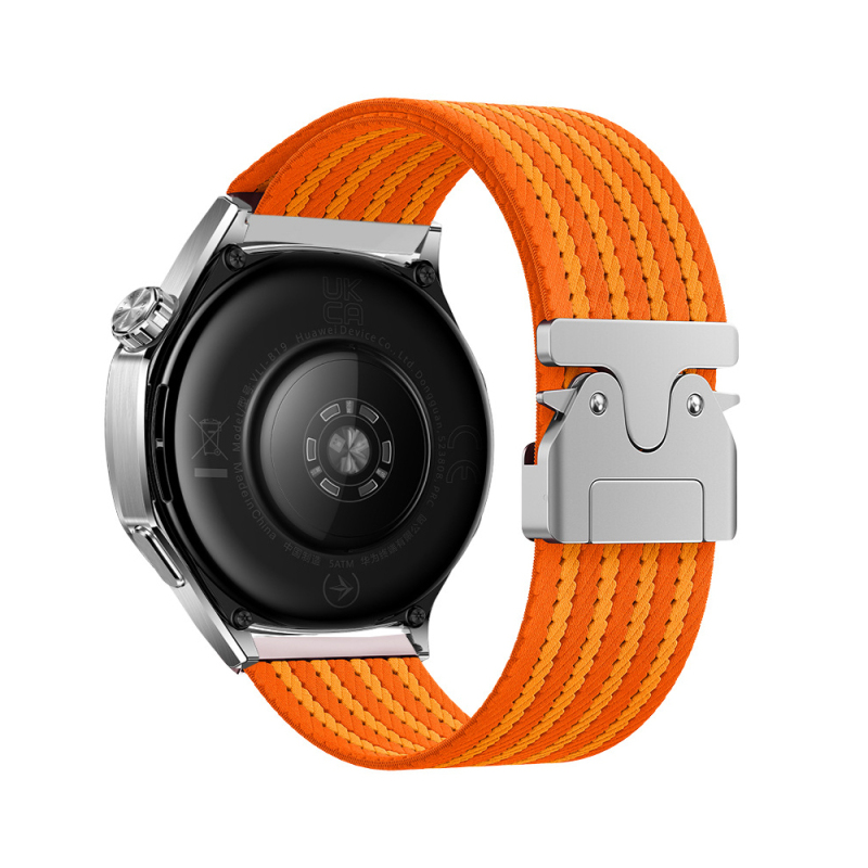 Huawei Watch GT 3 42mm Zore KRD-133 22mm Naylon Kumaş Hasır Örgülü Kordon - 7