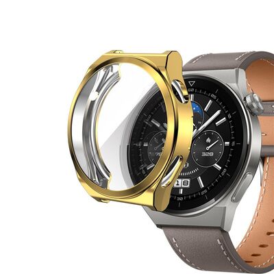 Huawei Watch GT 3 Pro 43mm Zore Watch Gard 02 Koruyucu Silikon - 8