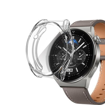 Huawei Watch GT 3 Pro 43mm Zore Watch Gard 02 Koruyucu Silikon - 10