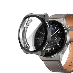 Huawei Watch GT 3 Pro 46mm Zore Watch Gard 02 Koruyucu Silikon - 6