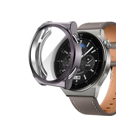 Huawei Watch GT 3 Pro 46mm Zore Watch Gard 02 Koruyucu Silikon - 7