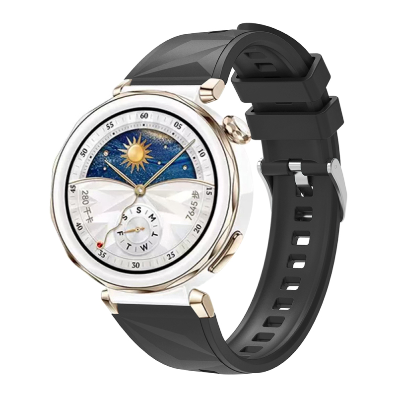 Huawei Watch GT 5 Pro 42mm Zore KRD-129 Silikon Kordon Strap Kayış - 3