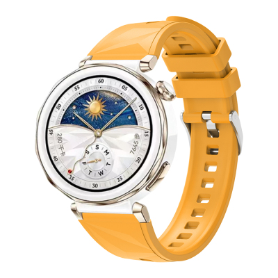 Huawei Watch GT 5 Pro 42mm Zore KRD-129 Silikon Kordon Strap Kayış - 4
