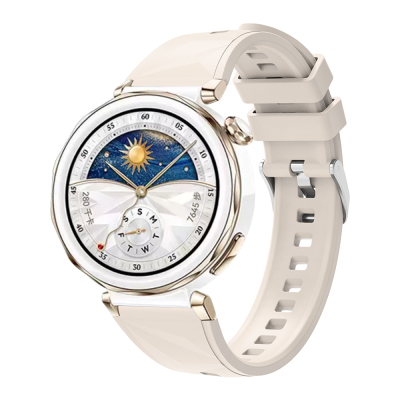 Huawei Watch GT 5 Pro 42mm Zore KRD-129 Silikon Kordon Strap Kayış - 5