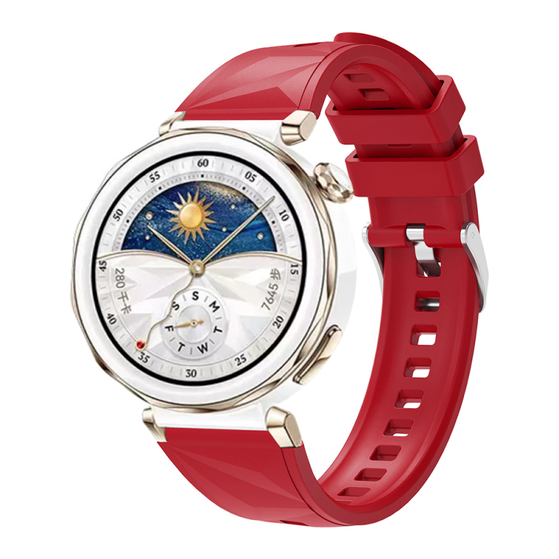 Huawei Watch GT 5 Pro 42mm Zore KRD-129 Silikon Kordon Strap Kayış - 6