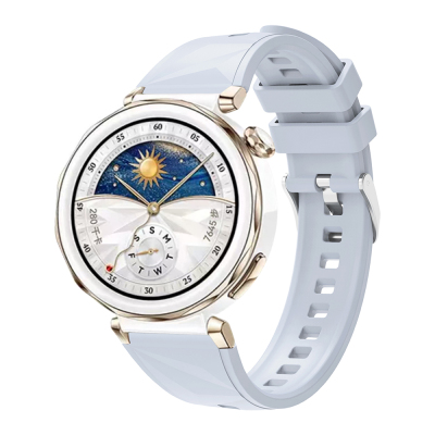 Huawei Watch GT 5 Pro 42mm Zore KRD-129 Silikon Kordon Strap Kayış - 8