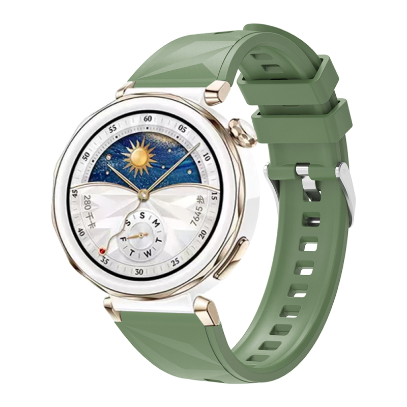 Huawei Watch GT 5 Pro 42mm Zore KRD-129 Silikon Kordon Strap Kayış - 2
