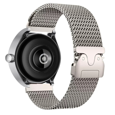 Huawei Watch GT 5 Pro 46mm Zore KRD-100 22mm Titanium Mesh Strap - 1