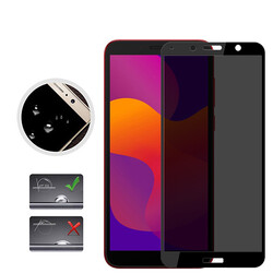 Huawei Y5P Zore New 5D Privacy Tempered Screen Protector - 5