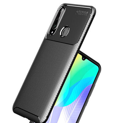 Huawei Y6P Case Zore Negro Silicon Cover - 3