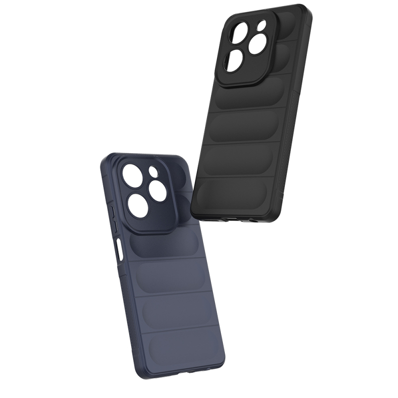 Infinix Hot 40 Case Flexible TPU Hollow Back Surface Design Zore Etnik Silicone Cover - 22