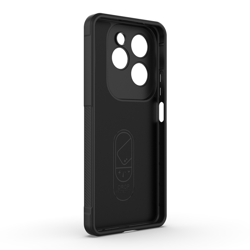 Infinix Hot 40 Case Flexible TPU Hollow Back Surface Design Zore Etnik Silicone Cover - 6