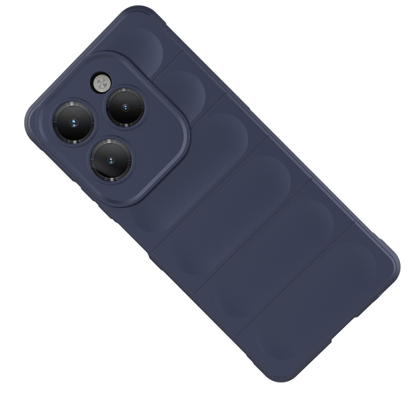 Infinix Hot 40 Case Flexible TPU Hollow Back Surface Design Zore Etnik Silicone Cover - 8