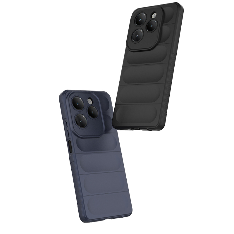 İnfinix Hot 40 Kılıf Esnek TPU Oyuklu Arka Yüzey Tasarımlı Zore Etnik Silikon Kapak - 21