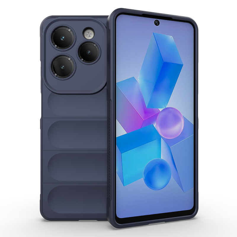 İnfinix Hot 40 Kılıf Esnek TPU Oyuklu Arka Yüzey Tasarımlı Zore Etnik Silikon Kapak - 13