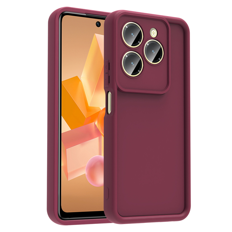 İnfinix Hot 40 Pro Kılıf Kamera Korumalı Zore Ananas Kapak - 1