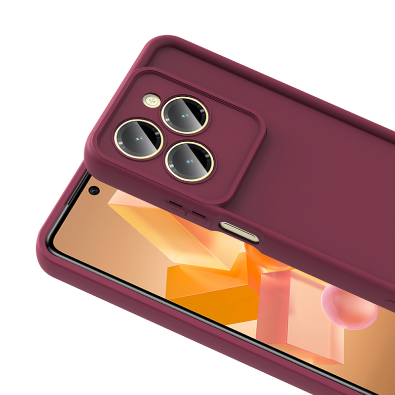 İnfinix Hot 40 Pro Kılıf Kamera Korumalı Zore Ananas Kapak - 7