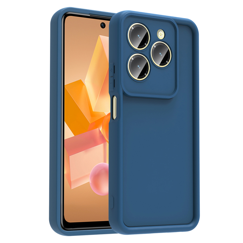 İnfinix Hot 40 Pro Kılıf Kamera Korumalı Zore Ananas Kapak - 3