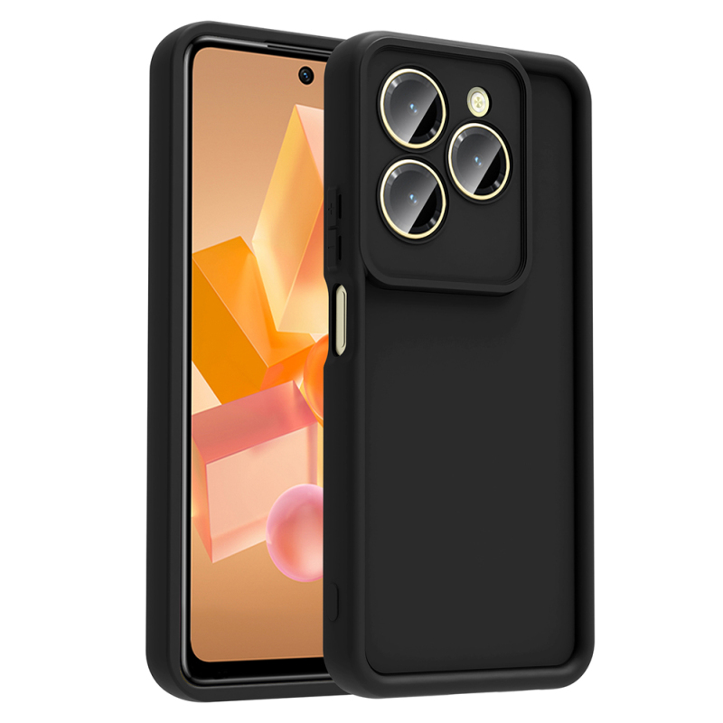 İnfinix Hot 40 Pro Kılıf Kamera Korumalı Zore Ananas Kapak - 4