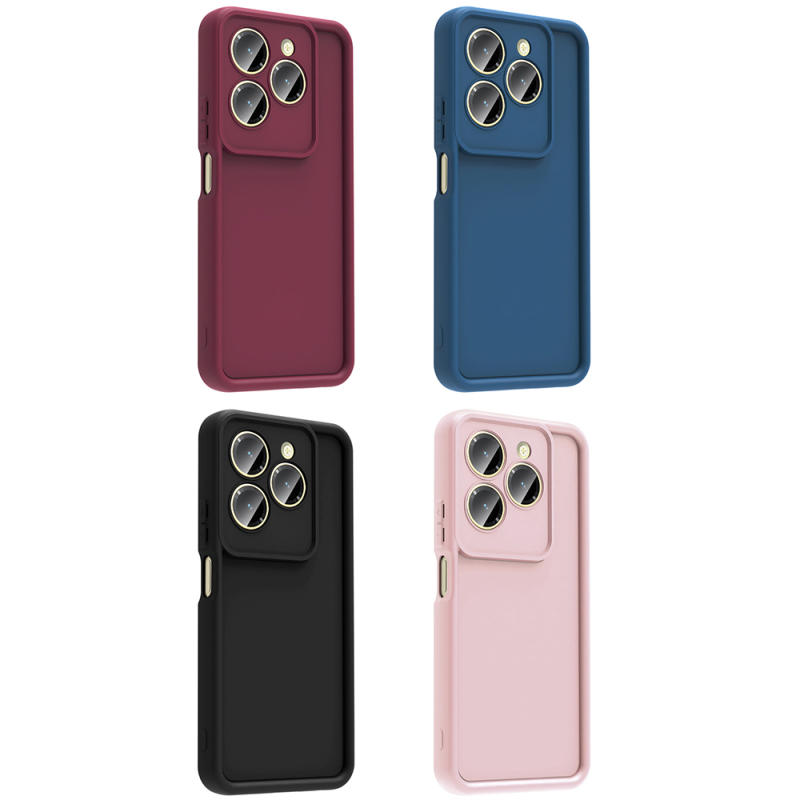 İnfinix Hot 40 Pro Kılıf Kamera Korumalı Zore Ananas Kapak - 14