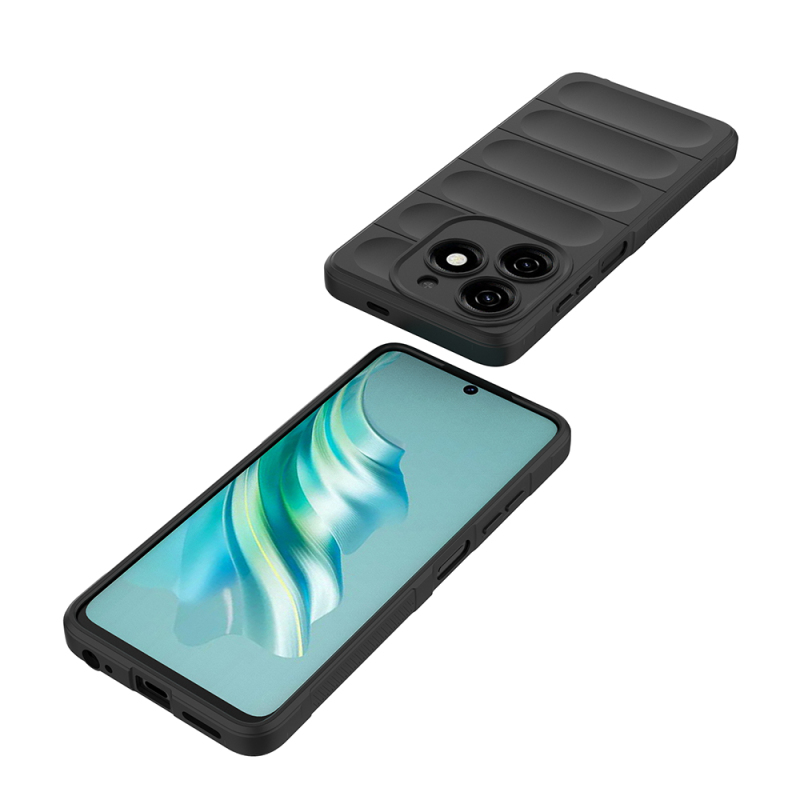 İnfinix Hot 40i Kılıf Esnek TPU Oyuklu Arka Yüzey Tasarımlı Zore Etnik Silikon Kapak - 9