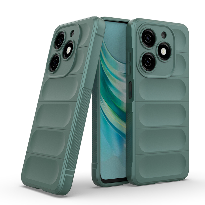 İnfinix Hot 40i Kılıf Esnek TPU Oyuklu Arka Yüzey Tasarımlı Zore Etnik Silikon Kapak - 18