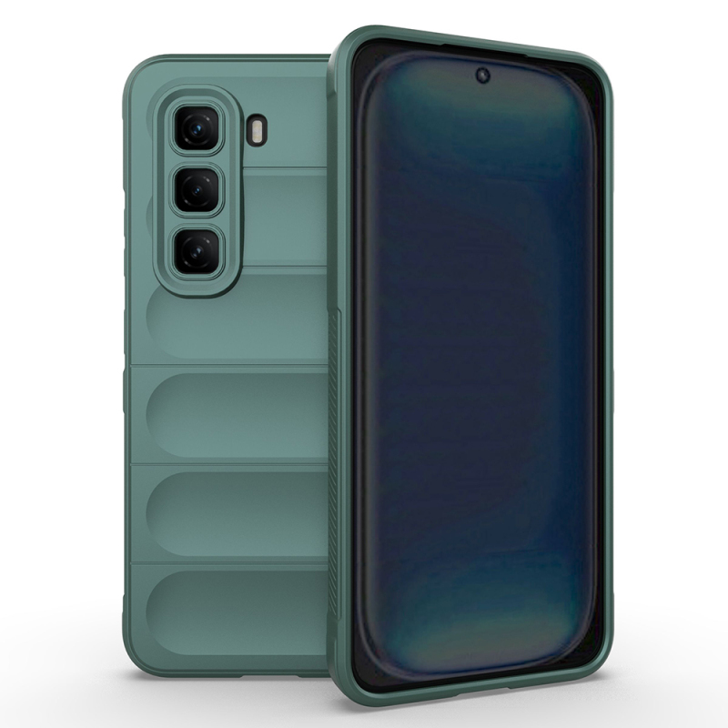 Infinix Hot 50 4G Case Flexible TPU Hollow Back Surface Design Zore Ethnic Silicone Cover - 1