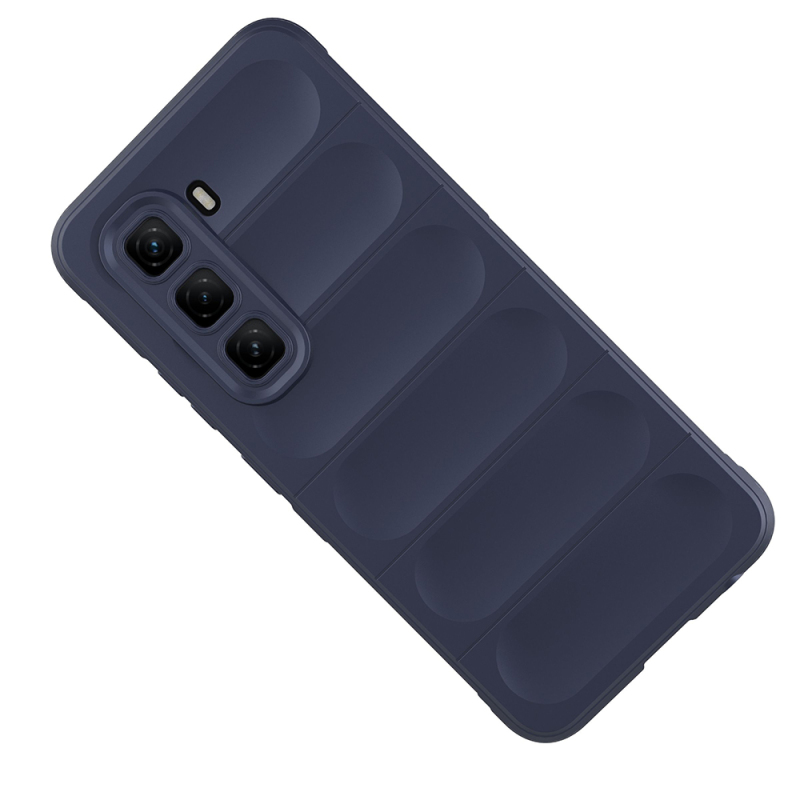 Infinix Hot 50 4G Case Flexible TPU Hollow Back Surface Design Zore Ethnic Silicone Cover - 15