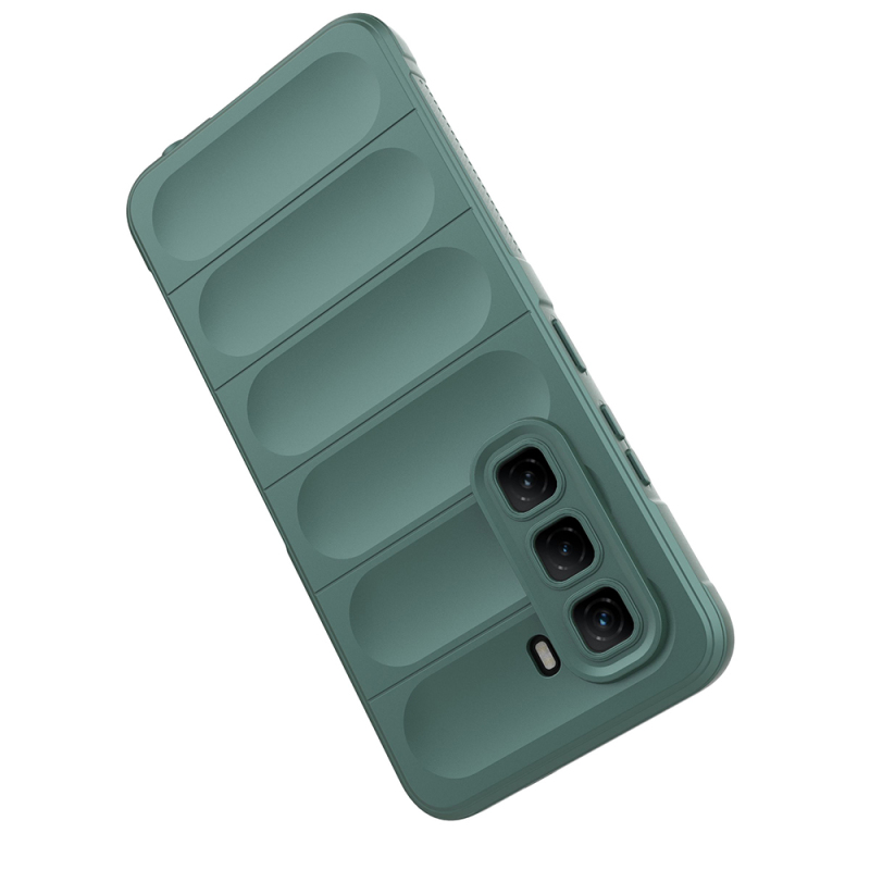 Infinix Hot 50 4G Case Flexible TPU Hollow Back Surface Design Zore Ethnic Silicone Cover - 18
