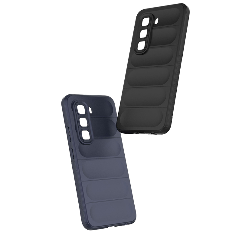 Infinix Hot 50 4G Case Flexible TPU Hollow Back Surface Design Zore Ethnic Silicone Cover - 29