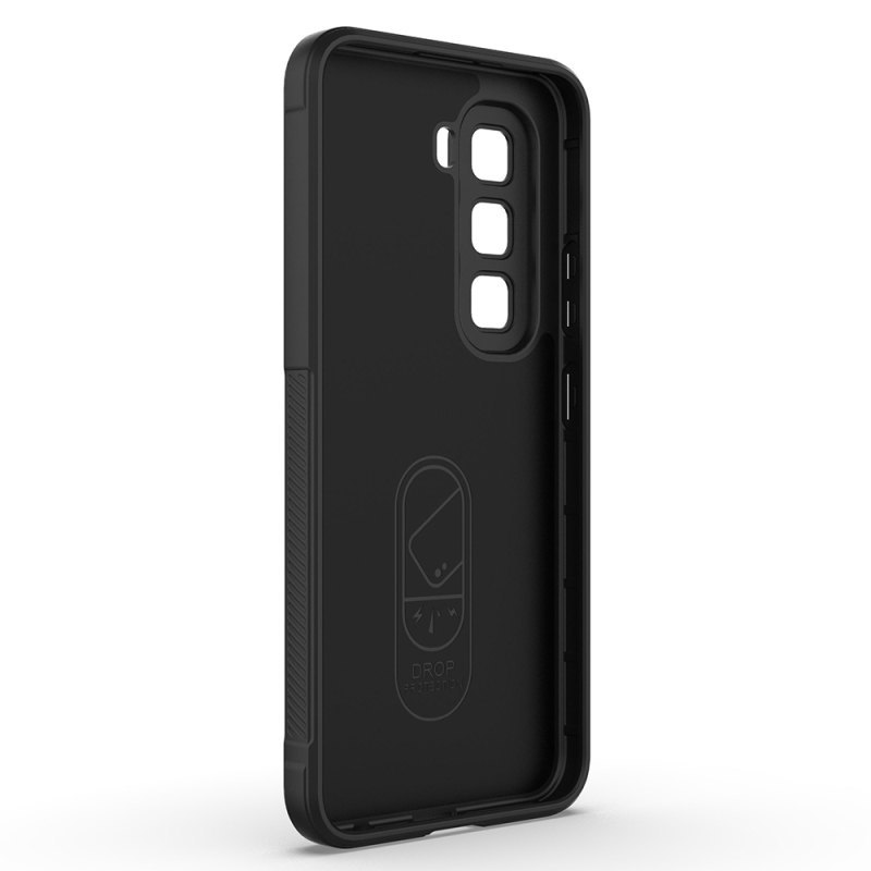 Infinix Hot 50 4G Case Flexible TPU Hollow Back Surface Design Zore Ethnic Silicone Cover - 24