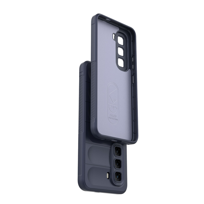 Infinix Hot 50 4G Case Flexible TPU Hollow Back Surface Design Zore Ethnic Silicone Cover - 30