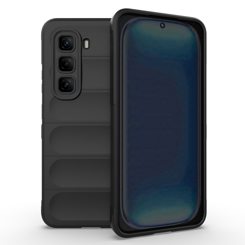 Infinix Hot 50 4G Case Flexible TPU Hollow Back Surface Design Zore Ethnic Silicone Cover - 3