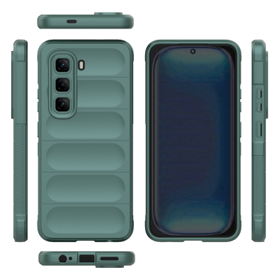 İnfinix Hot 50 4G Kılıf Esnek TPU Oyuklu Arka Yüzey Tasarımlı Zore Etnik Silikon Kapak - 6