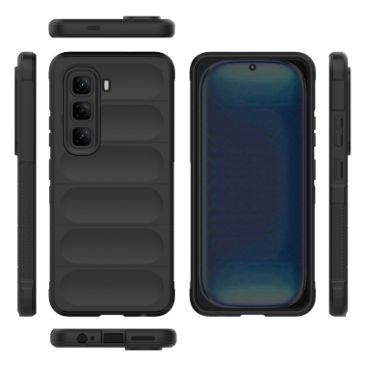 İnfinix Hot 50 4G Kılıf Esnek TPU Oyuklu Arka Yüzey Tasarımlı Zore Etnik Silikon Kapak - 7