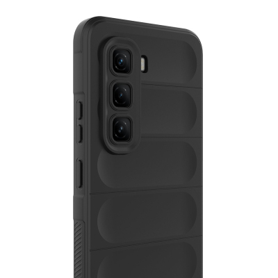 İnfinix Hot 50 4G Kılıf Esnek TPU Oyuklu Arka Yüzey Tasarımlı Zore Etnik Silikon Kapak - 19