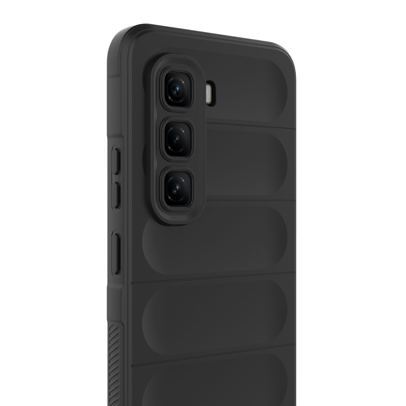 İnfinix Hot 50 4G Kılıf Esnek TPU Oyuklu Arka Yüzey Tasarımlı Zore Etnik Silikon Kapak - 19