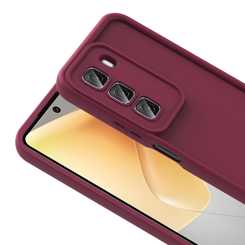 İnfinix Hot 50 4G Kılıf Kamera Korumalı Zore Ananas Kapak - 13