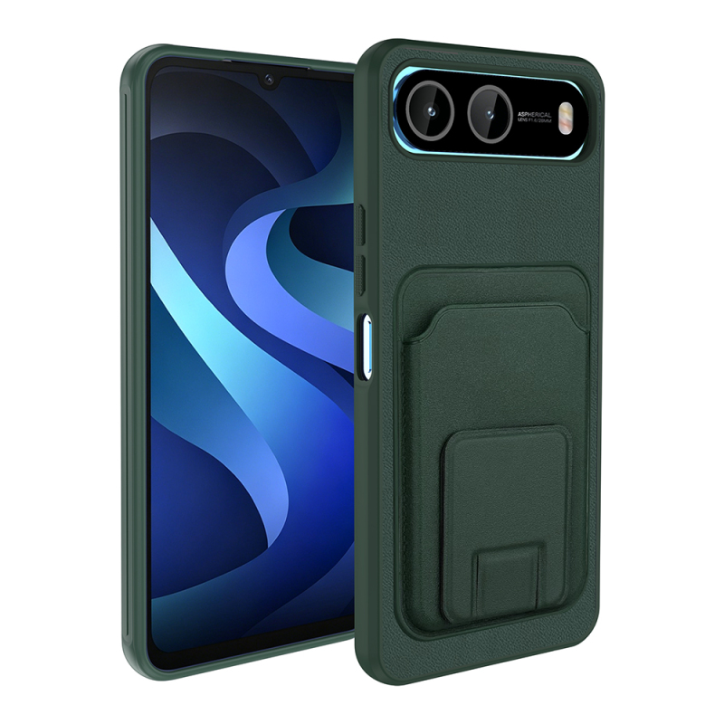 Infinix Hot 60i 5G Case with Card Holder TPU Zore Bikart Cover - 3