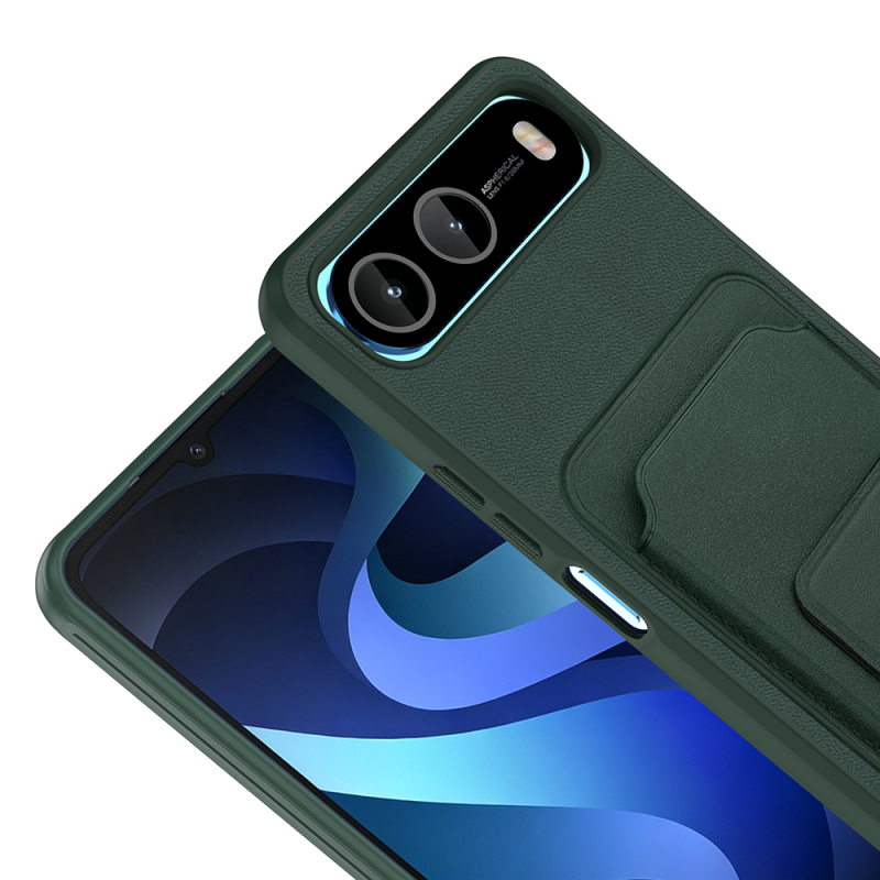 İnfinix Hot 60i 5G Kılıf Kartlıklı TPU Zore Bikart Kapak - 11