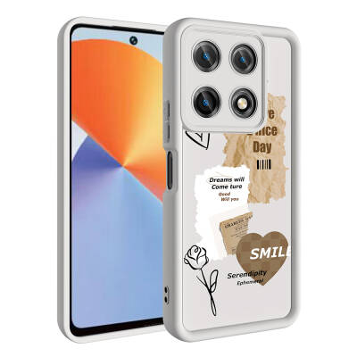 Infinix Note 30 Pro Case Camera Protection Printed Back Surface Zore Klas Cover - 2