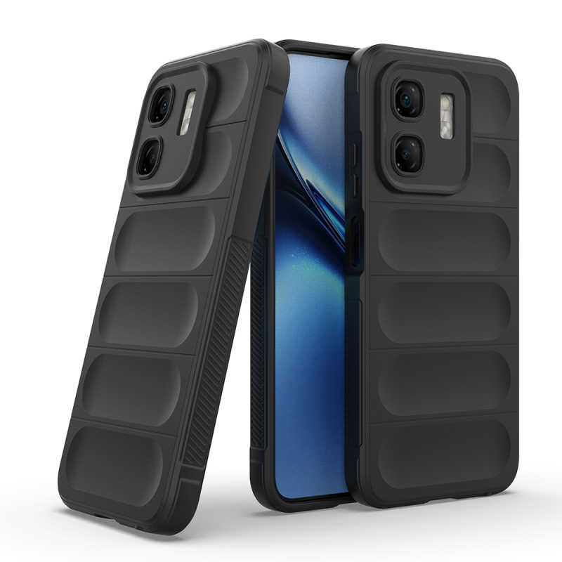 Infinix Smart 9 Case Flexible TPU Hollow Back Surface Design Zore Etnik Silicone Cover - 6