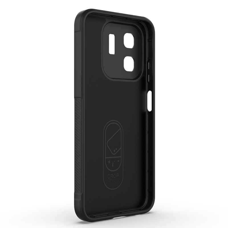 Infinix Smart 9 Case Flexible TPU Hollow Back Surface Design Zore Etnik Silicone Cover - 13