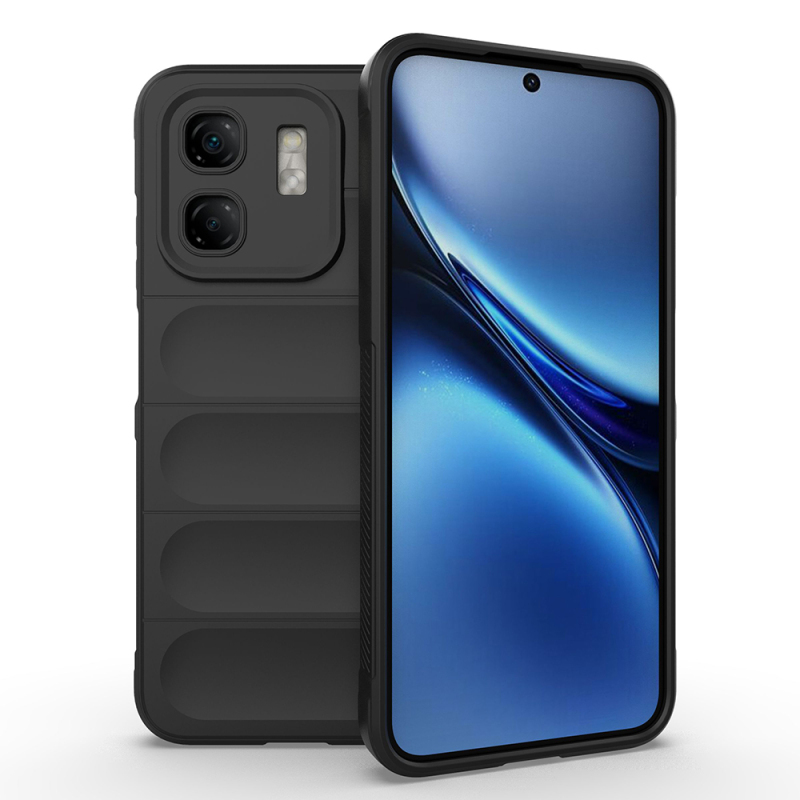 Infinix Smart 9 Case Flexible TPU Hollow Back Surface Design Zore Etnik Silicone Cover - 1