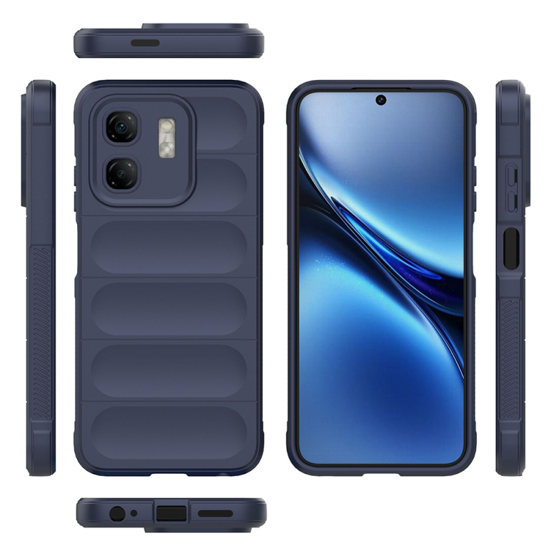 Infinix Smart 9 Case Flexible TPU Hollow Back Surface Design Zore Etnik Silicone Cover - 15