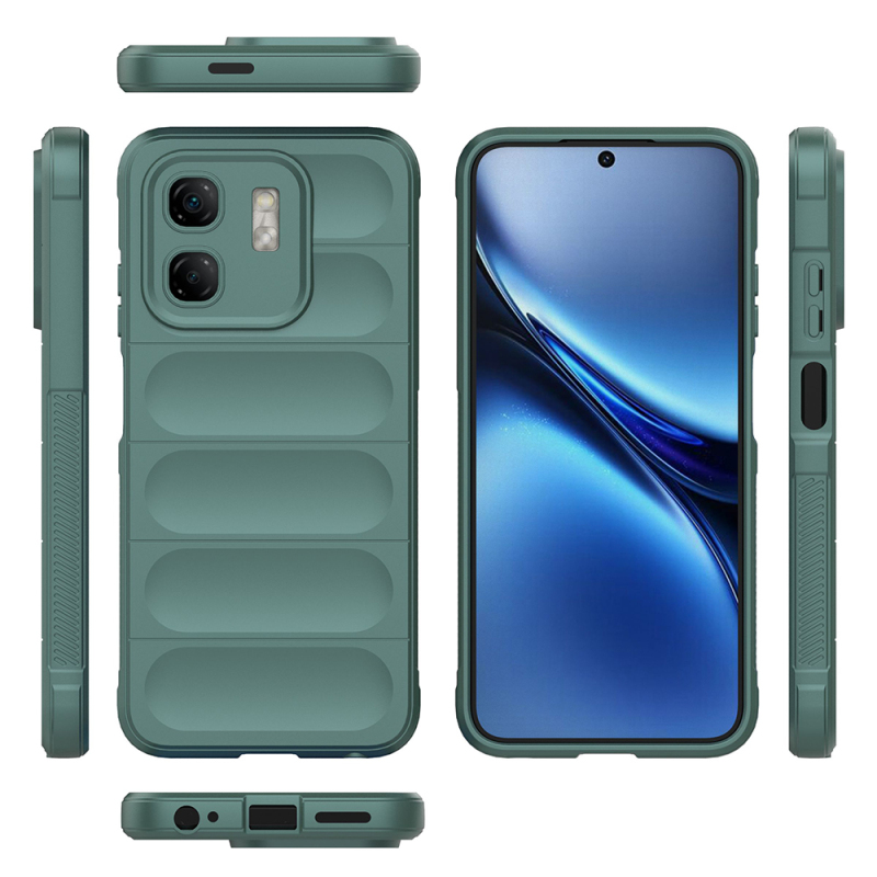 Infinix Smart 9 Case Flexible TPU Hollow Back Surface Design Zore Etnik Silicone Cover - 16